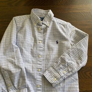 Ralph Lauren white plaid shirt